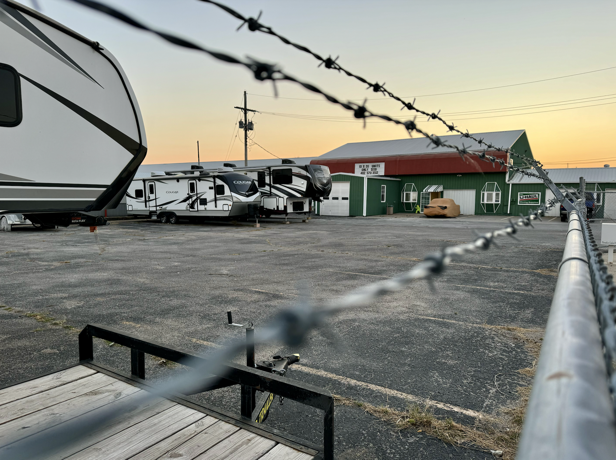 drive up outdoor access self storage units bellevue ne